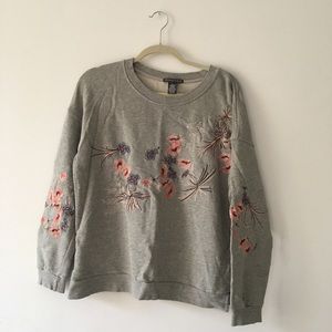 Embroidered sweatshirt